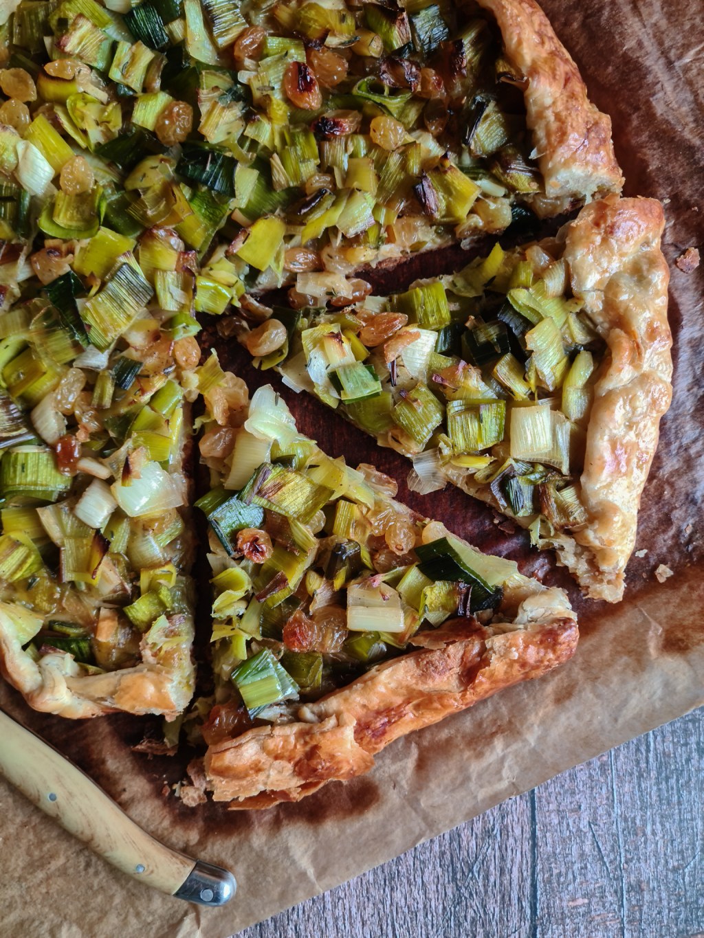 Tarte rustique aux&nbsp;poireaux